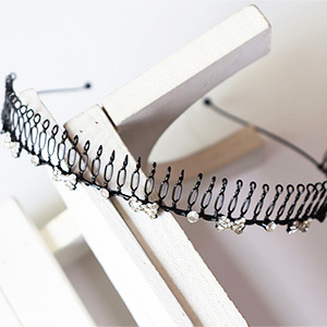 리본빗살헤어밴드