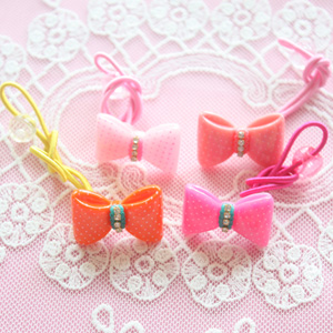 리본방울머리끈