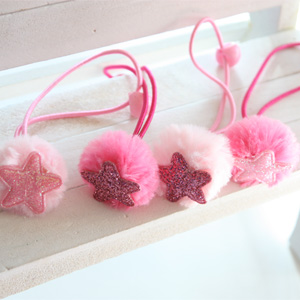 밍크유아머리끈