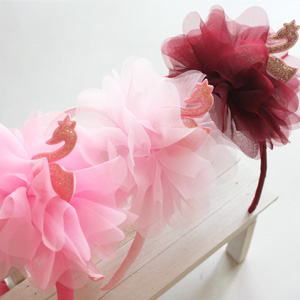 유아백조머리띠