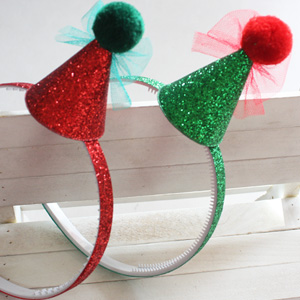 꼬깔모자머리띠