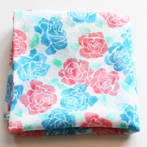 장미꽃머리두건