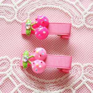 앵두집게핀(한쌍)