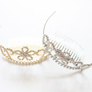 플라워빗살헤어핀