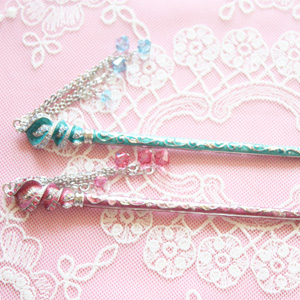 업스타일일자비녀