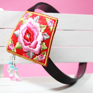 사각한복머리띠