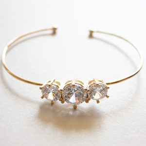 링원형큐빅팔찌