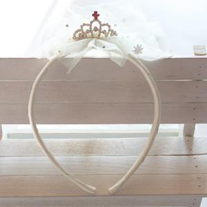 눈꽃면사포머리띠