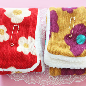 유아플라워목도리