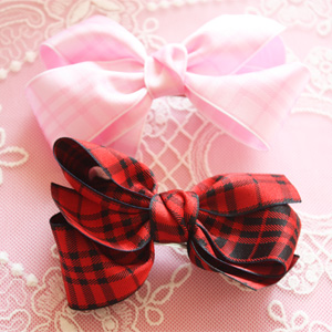 유아리본자동핀